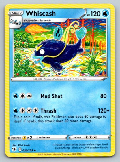 Whiscash 36/189 Astral Radiance (Uncommon) (NM-Exc Condition)