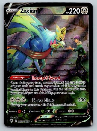 Zacian V TG21/TG30 Astral Radiance (Ultra Rare) (NM-Exc Condition)