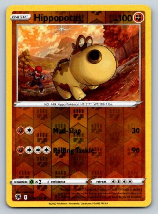 Hippopotas 79/189 Astral Radiance (Reverse Holo) (NM-Exc Condition)