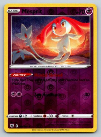 Mesprit 66/189 Astral Radiance (Reverse Holo) (NM-Exc Condition)