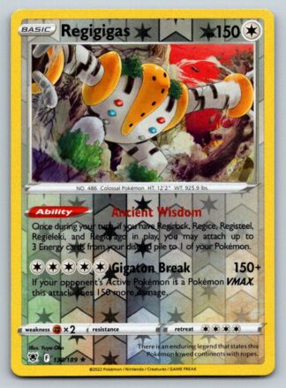 Regigigas 130/189 Astral Radiance (Reverse Holo) (NM-Exc Condition)