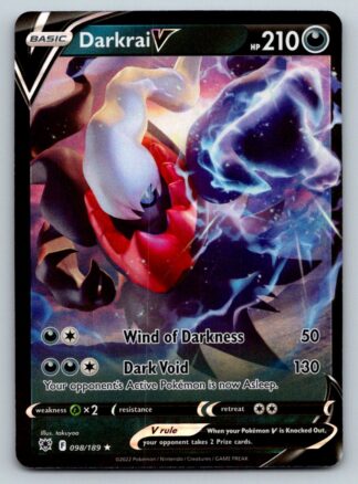 Darkrai V 98/189 Astral Radiance (Ultra Rare) (NM-Exc Condition)
