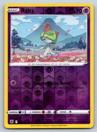Ralts 60/189 Astral Radiance (Reverse Holo) (NM-Exc Condition)