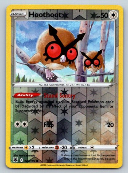 Hoothoot 120/189 Astral Radiance (Reverse Holo) (NM-Exc Condition)