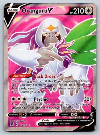 Oranguru V 179/189 Astral Radiance (Ultra Rare) (NM-Exc Condition)