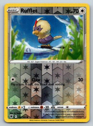 Rufflet 131/189 Astral Radiance (Reverse Holo) (NM-Exc Condition)