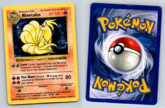 Ninetales 12/102 Base Set (Holo) (Shadowless P Condition)