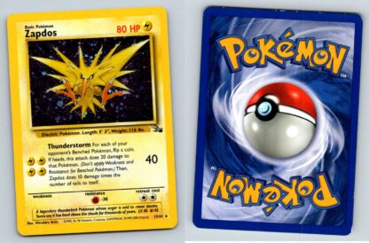 Zapdos 15/62 Fossil *Theme Deck COSMOS Holo Version* (Unlimited Played Condition)