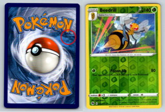 Beedrill 4/73 Champions Path REVERSE HOLO *Red Hickey Back* (LP Condition)