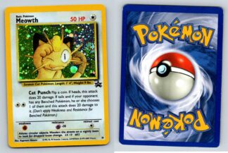Meowth 10 Game Boy Black Star Promo (Holo) (*Creases*)