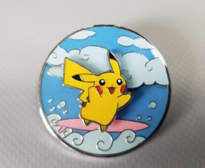 Pikachu - Flying Surfing Flip Pin - Image 2