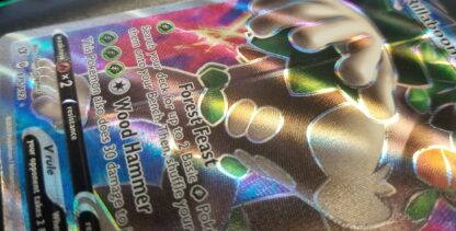 Rillaboom V 184/192 Rebel Clash *Pinched Layer* (Exc Condition) - Image 2