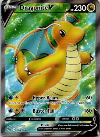 Dragonite V 76/78 Pokemon Go (Ultra Rare) (NM-Exc Condition)