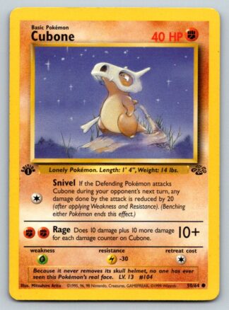 Cubone 50/64 Jungle (Common) (1st Edition LP Condition)