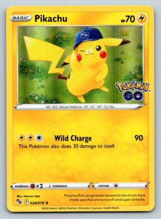 Pikachu 28/78 Pokemon Go (Holo) (NM-Exc Condition)