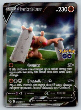 Conkeldurr V 74/78 Pokemon Go (Ultra Rare) (NM-Exc Condition)
