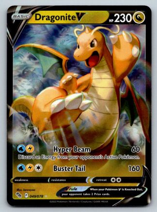 Dragonite V 49/78 Pokemon Go (Ultra Rare) (NM-Exc Condition)