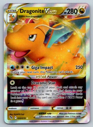 Dragonite Vstar 50/78 Pokemon Go (Ultra Rare) (NM-Exc Condition)