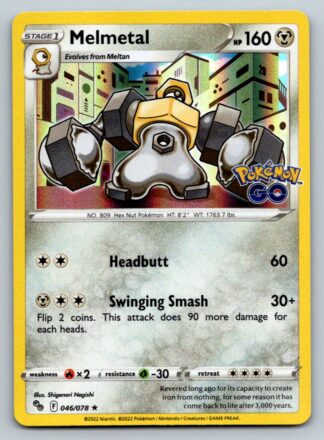 Melmetal 46/78 Pokemon Go (Holo) (NM-Exc Condition)