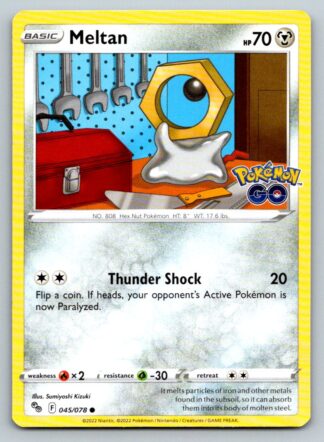 Meltan 45/78 Pokemon Go (Common) (NM-Exc Condition)