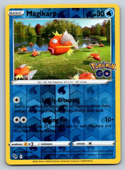Magikarp 21/78 Pokemon Go (Reverse Holo) (NM-Exc Condition)
