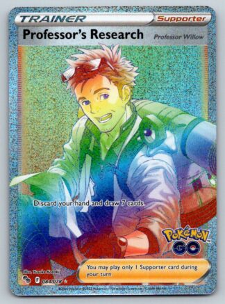 Professor's Research 84/78 Pokemon Go (Ultra Rare) (NM-Exc Condition)