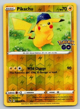 Pikachu 28/78 Pokemon Go (Reverse Holo) (NM-Exc Condition)
