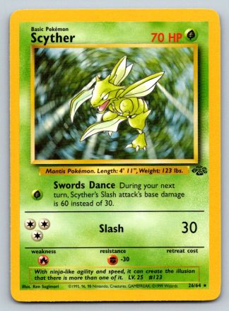 Scyther 26/64 Jungle (Rare) (Unlimited P Condition)