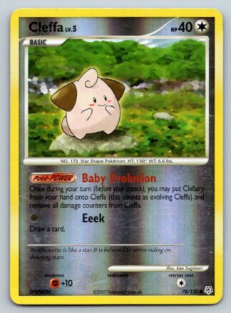 Cleffa 78/130 Diamond & Pearl (Reverse Holo) (P Condition)