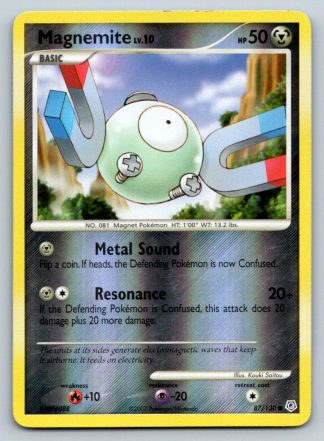 Magnemite 87/130 Diamond & Pearl (Reverse Holo) (P Condition)
