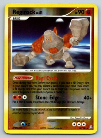 Regirock 38/146 Legends Awakened (Reverse Holo) (LP Condition) *rd desc*