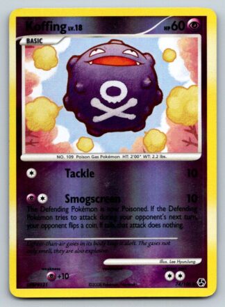 Koffing 74/106 Great Encounters (Reverse Holo) (LP Condition)