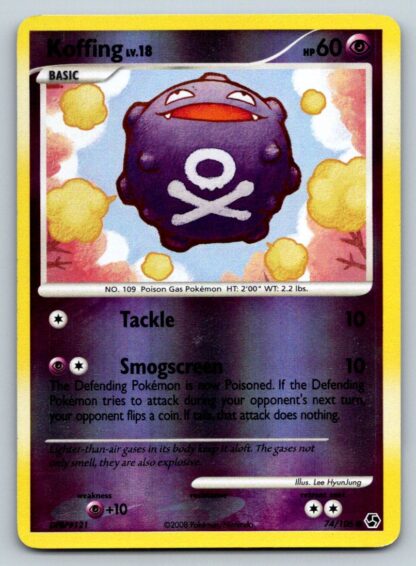 Koffing 74/106 Great Encounters (Reverse Holo) (LP Condition)