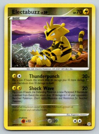 Electabuzz 81/130 Diamond & Pearl (Reverse Holo) (LP Condition)