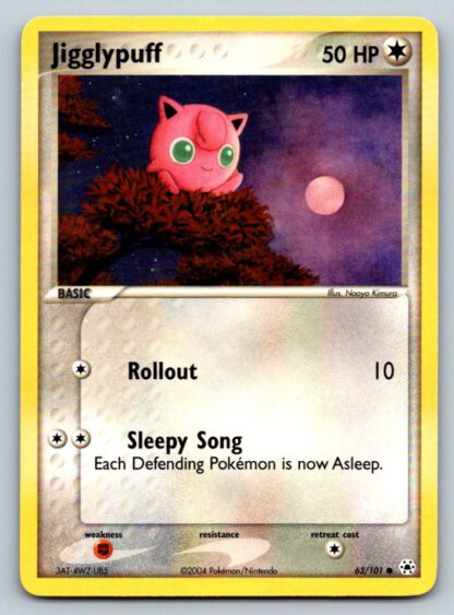Jigglypuff 63/101 Hidden Legends (Common) (Exc Condition)