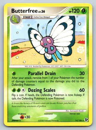 Butterfree 14/106 Great Encounters (Rare) (LP Condition)
