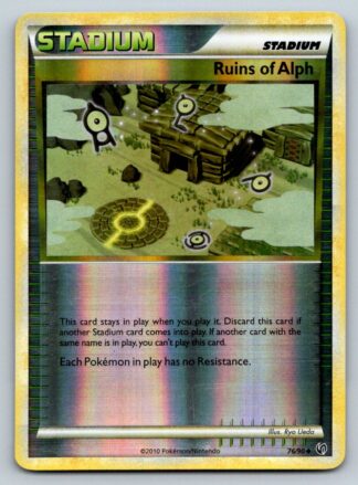 Ruins of Alph 76/90 Undaunted (Reverse Holo) (LP Condition)