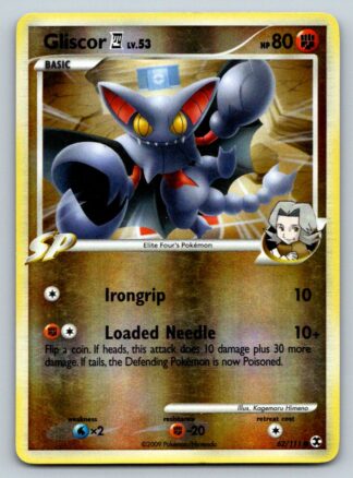 Gliscor 62/111 Rising Rivals (Reverse Holo) (P Condition)