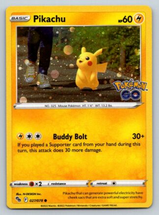 Pikachu 27/78 (Alternate Art Holo) (NM-Exc Condition)