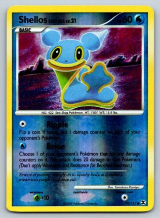 Shellos 79/111 Rising Rivals (Reverse Holo) (P Condition)