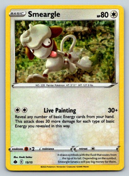 Smeargle 15/15 McDonalds 2022 (Holo) (LP Condition)