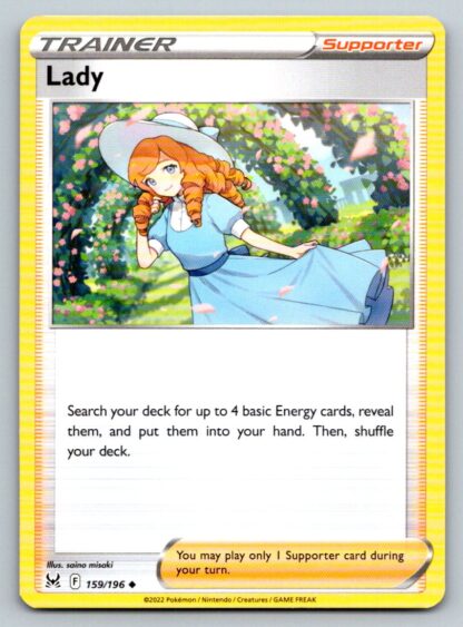 Lady 159/196 Lost Origin (Uncommon) (NM-Exc Condition)