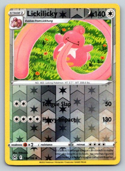 Lickilicky 139/196 Lost Origin (Reverse Holo) (NM-Exc Condition)