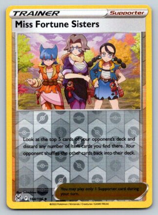 Miss Fortune Sisters 164/196 Lost Origin (Reverse Holo) (NM-Exc Condition)