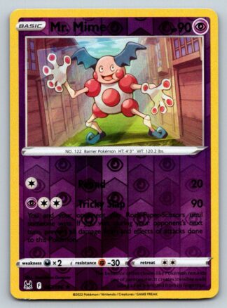 Mr. Mime 67/196 Lost Origin (Reverse Holo) (NM-Exc Condition)