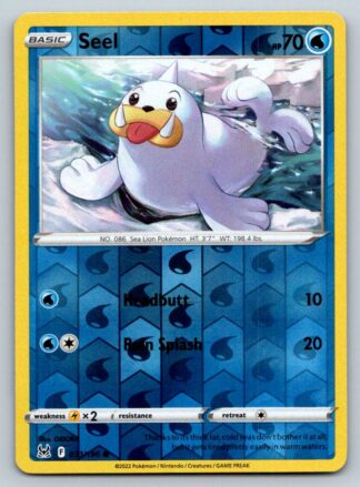 Seel 33/196 Lost Origin (Reverse Holo) (NM-Exc Condition)