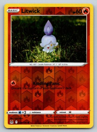 Litwick 24/196 Lost Origin (Reverse Holo) (NM-Exc Condition)