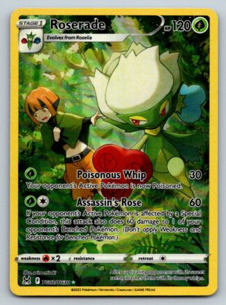 Roserade TG02/TG30 Lost Origin (Ultra Rare) (NM-Exc Condition)