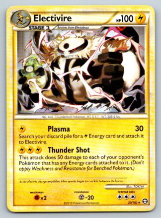 Electivire 20/102 Triumphant (Rare) (Exc Condition)