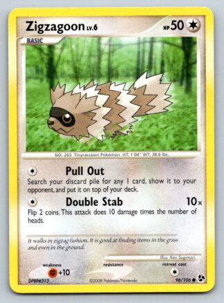 Zigzagoon 96/106 Great Encounters (Common) (LP Condition)
